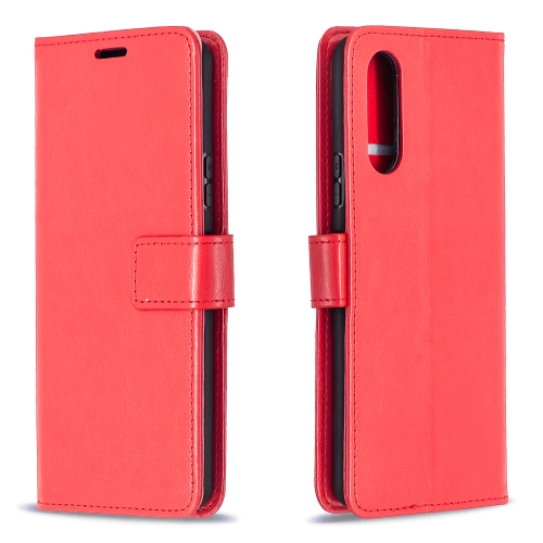 

For Sony Xperia 10 II Crazy Horse Texture Horizontal Flip Leather Case with Holder & Card Slots & Wallet & Photo Frame(Red)