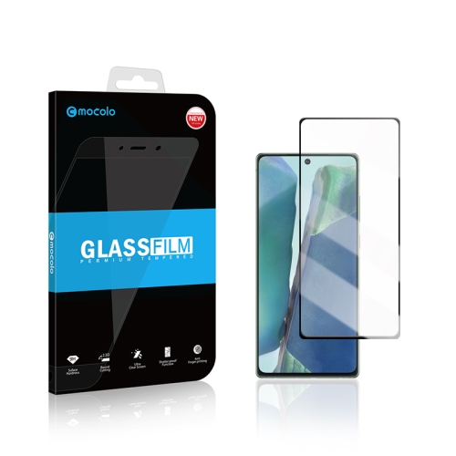 

For Samsung Galaxy Note 20 mocolo 0.33mm 9H 2.5D Full Glue Tempered Glass Film, Support Fingerprint Unlock