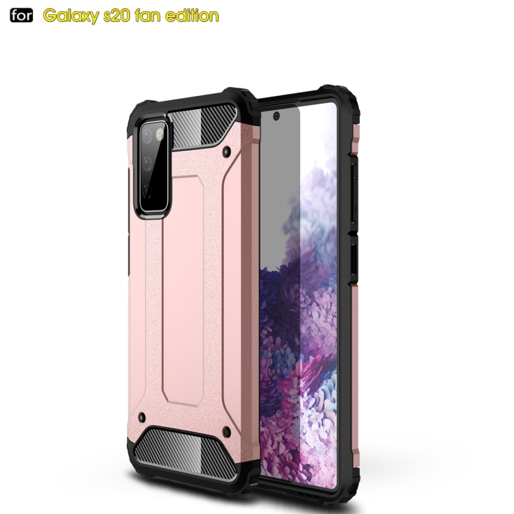 

For Samsung Galaxy S20 FE 5G / S20 Lite Magic Armor TPU + PC Combination Case(Rose Gold)