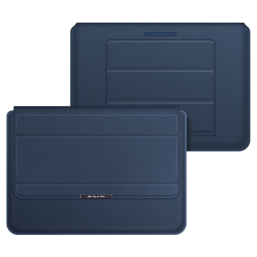 

4 in 1 Universal Laptop Holder PU Waterproof Protection Wrist Laptop Bag, Size:11/12inch(Dark blue)