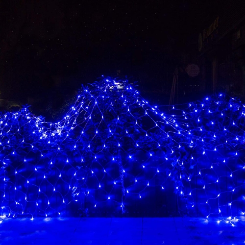 4x6m 672 LEDs Waterproof Fishing Net Lights Curtain String Lights