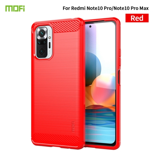 Funda Xiaomi Redmi Note 13 4G de fibra de carbono cepillada MOFI
