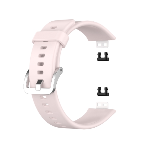 

For Huawei Watch Fit TIA-B09 Silicone Watch Band(light pink)