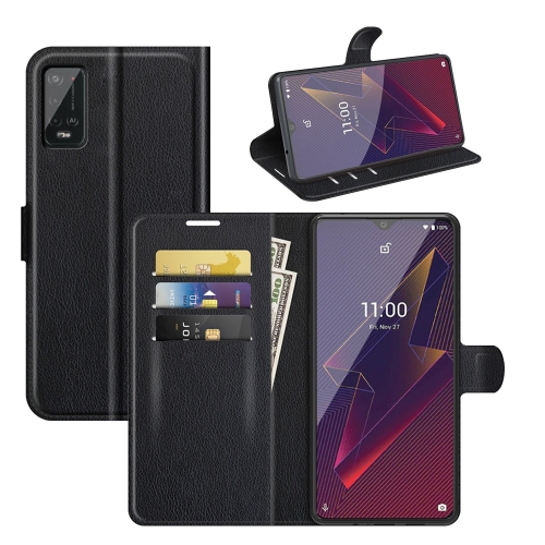 

For Wiko Power U20 Litchi Texture Horizontal Flip Protective Case with Holder & Card Slots & Wallet(Black)