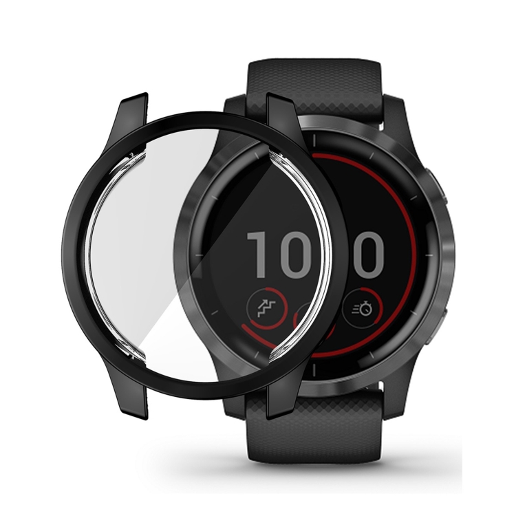 SUNSKY - Para Garmin Venu 2S 40mm / Vivoactive 4s 40mm Enkay Hat-Hat-Prince  Cobertura completa electrochlate TPU Funda Soft (Negro)