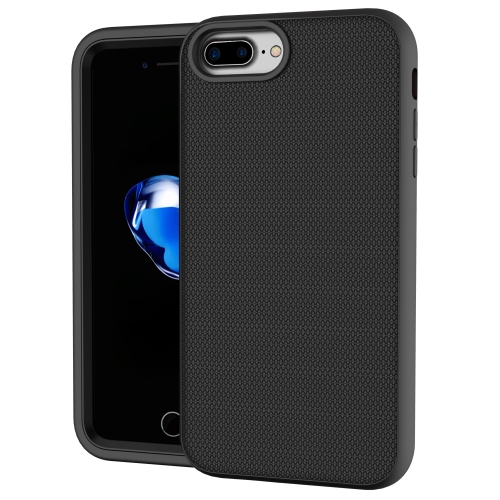 

Solid Color PC + Silicone Shockproof Skid-proof Dust-proof Case For iPhone 6 Plus & 6s Plus / 7 Plus / 8 Plus(Black)