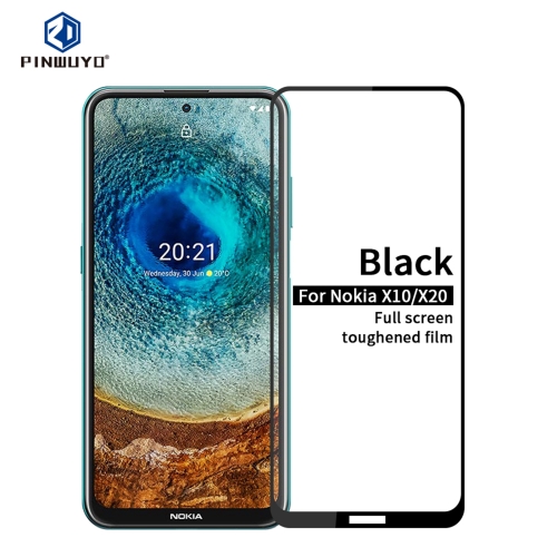 

For Nokia X10 / X20 PINWUYO 9H 2.5D Full Screen Tempered Glass Film(Black)