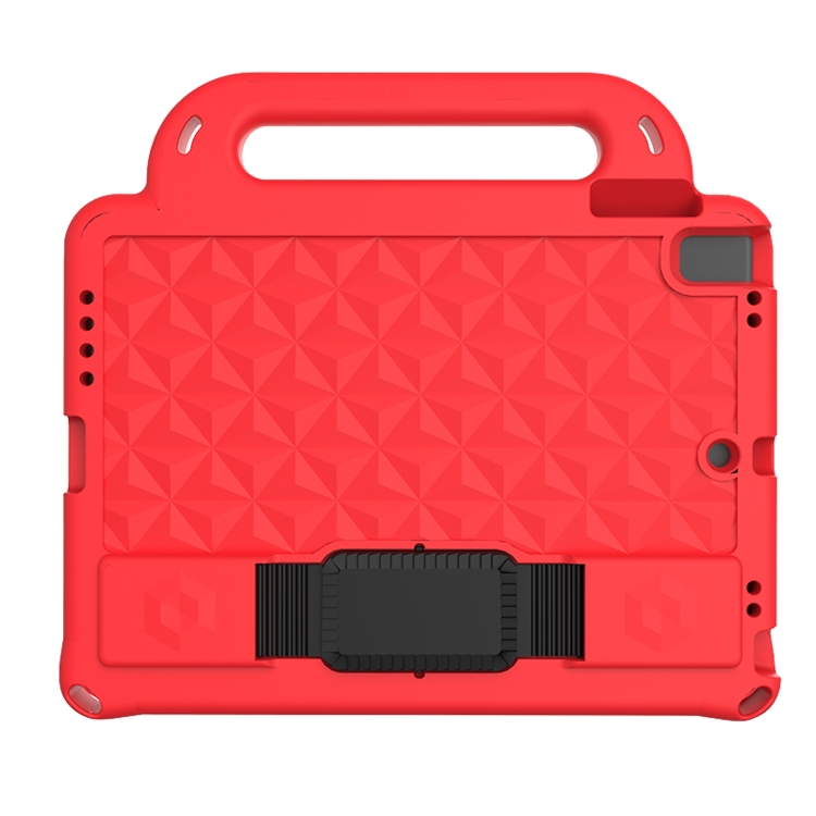 

Diamond Series EVA Anti-Fall Shockproof Sleeve Protective Shell Case with Holder & Strap For iPad Air / Air 2 / Pro 9.7 / 9.7 2017/ 2018(Red)