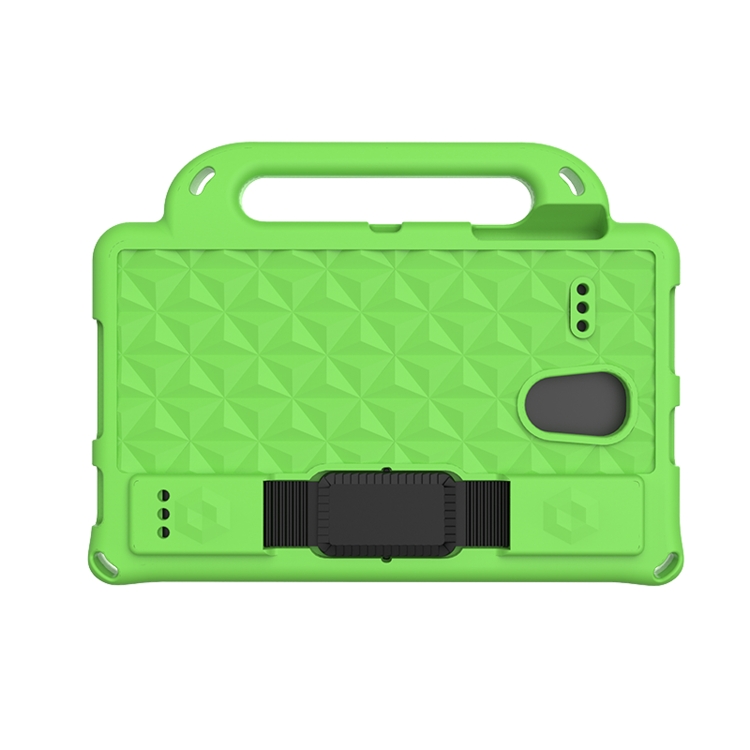 

For Samsung Galaxy Tab A 8.0 T380/385/T387 Diamond Series EVA Anti-Fall Shockproof Sleeve Protective Shell Case with Holder & Strap(Green)