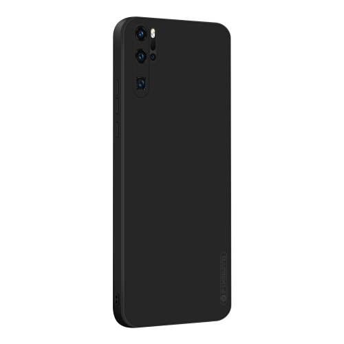 

For Huawei P30 Pro PINWUYO Sense Series Liquid Silicone TPU Mobile Phone Case(Black)