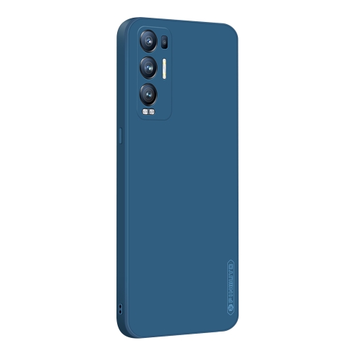 

For OPPO Reno5 Pro Plus / Find X3 NEO PINWUYO Touching Series Liquid Silicone TPU Shockproof Case(Blue)