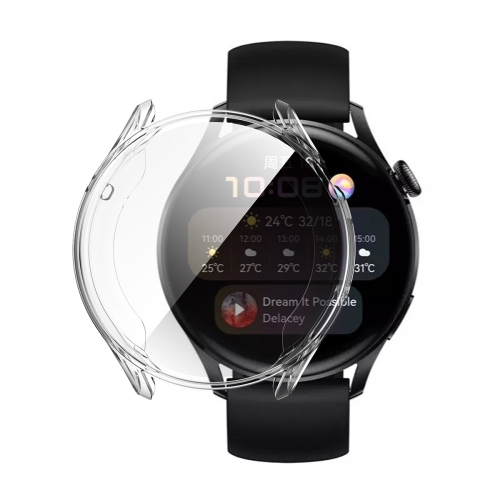 

For Huawei Watch 3 46mm ENKAY Hat-Prince Full Coverage Transparent Soft Case TPU HD Clear Cover