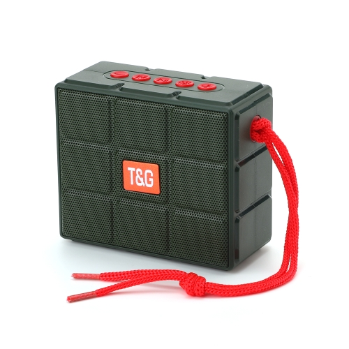 

T&G TG311 LED Flashlight Portable Bluetooth Speaker, Support TF Card / FM / 3.5mm AUX / U Disk(Green)