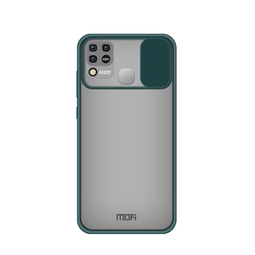 For Infinix HOT 10s / 10t /10s NFC MOFI Xing Dun Series Translucent Frosted PC + TPU Privacy Anti-glare Shockproof All-inclusive Protective Case(Green)