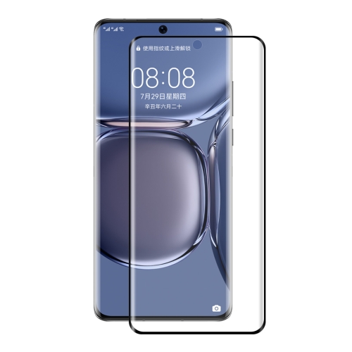 

For Huawei P50 Pro ENKAY Hat-Prince 3D Curved Explosion-proof Full Coverage Film Heat Bending Tempered Glass Protector