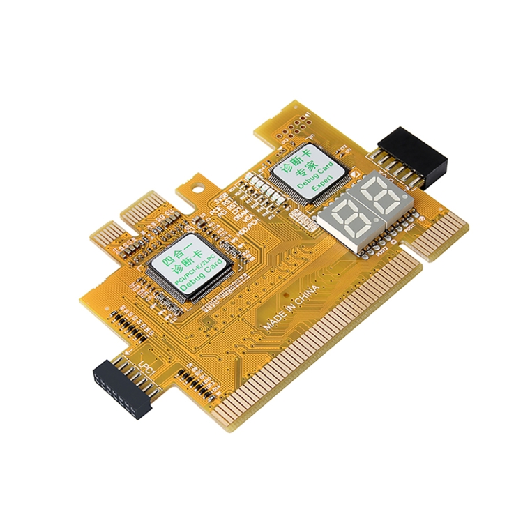 

4-in-1 Desktop PC PCI-E LPC Diagnostic Card Motherboard Detection Failure Test Card