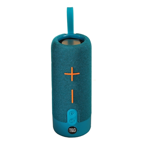 

T&G TG619 Portable Bluetooth Wireless Speaker Waterproof Outdoor Bass Subwoofer Support AUX TF USB(Peacock Blue)