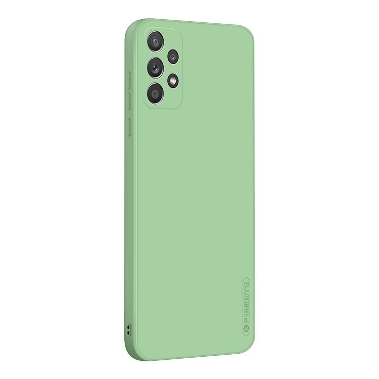 

For Samsung Galaxy A72 4G/5G PINWUYO Touching Series Liquid Silicone TPU Shockproof Case(Green)