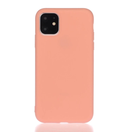 

For iPhone 13 Solid Color Frosted TPU Phone Case(Orange)