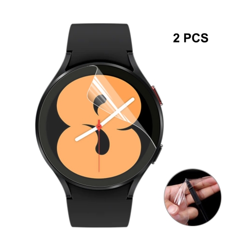 

2 PCS For Samsung Galaxy Watch4 44mm ENKAY Hat-Prince Full Screen Coverage Without Warping Edge TPU Soft Film