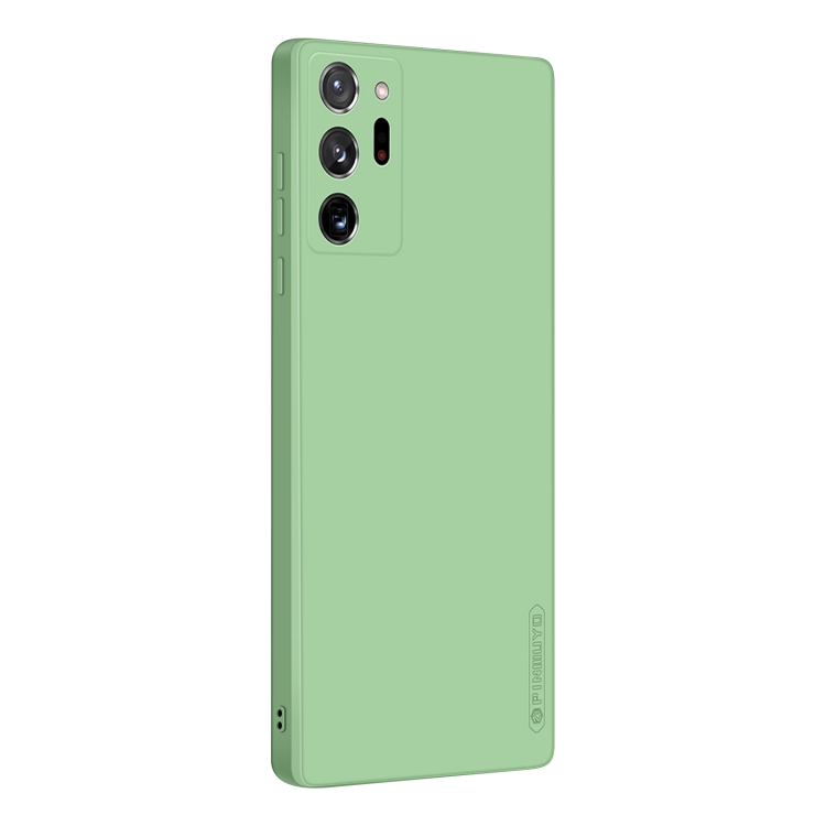 

For Samsung Galaxy Note20 Ultra PINWUYO Touching Series Liquid Silicone TPU Shockproof Case(Green)