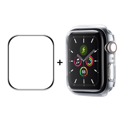 

ENKAY Hat-Prince PC Frame + Full Coverage PMMA HD Screen Protector Film For Apple Watch Series 8 / 7 41mm(Transparent)