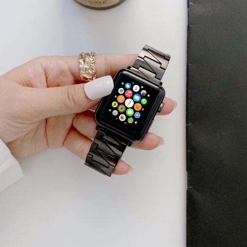 Bracelet acier inoxydable Apple Watch Ultra (noir) 