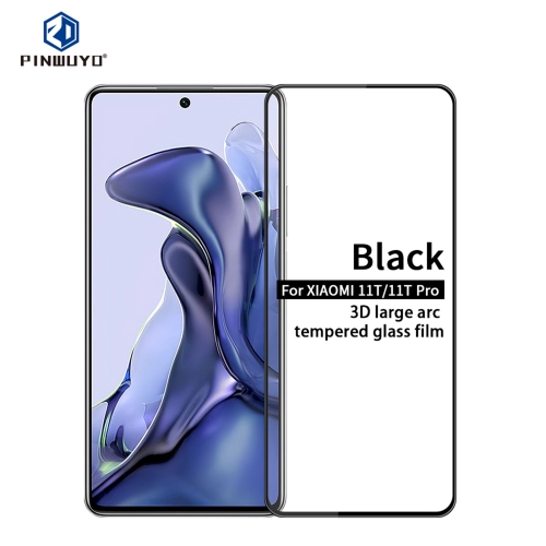 

For Xiaomi Mi 11T / 11T Pro PINWUYO 9H 3D Curved Full Screen Explosion-proof Tempered Glass Film(Black)