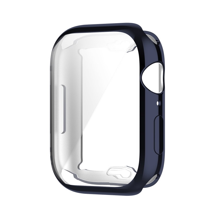 

Shockproof TPU Full Protective Shell with Protective Film For Apple Watch Series 9 / 8 / 7 45mm(Blue)