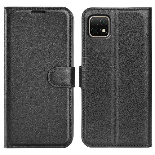 

For Huawei nova Y60 Litchi Texture Horizontal Flip Protective Case with Holder & Card Slots & Wallet(Black)