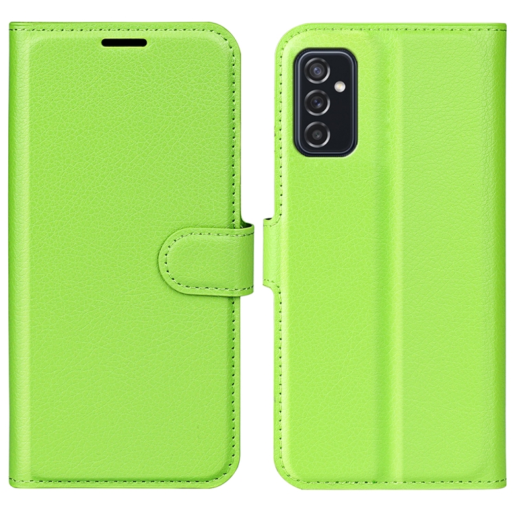 For Samsung Galaxy M52 5G Litchi Texture Horizontal Flip