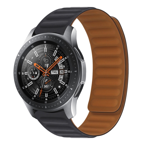

Silicone Magnetic Watch Band For Huawei Watch GT2 46mm,width:22mm(Black)