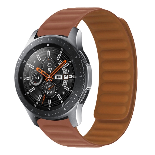 

22mm Silicone Magnetic Strap For Huawei Watch GT2 Pro(Brown)