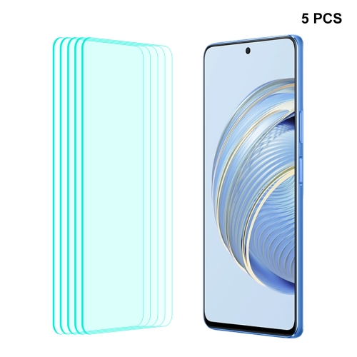 

For Huawei Nova 10 Youth 5pcs ENKAY Hat-Prince 0.26mm 9H 2.5D High Aluminum-silicon Tempered Glass Film