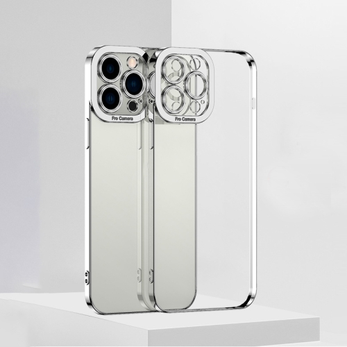 

For iPhone 13 Pro Max Electroplating TPU Phone Case (Silver)