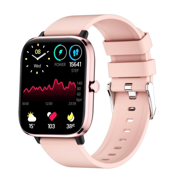 

T45S 1.7 inch Color Screen Smart Watch, IP67 Waterproof,Support Temperature Monitoring/Heart Rate Monitoring/Blood Pressure Monitoring/Blood Oxygen Monitoring/Sleep Monitoring(Pink)