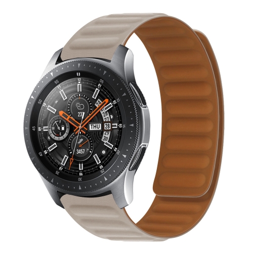 

Silicone Magnetic Watch Band For Amazfit GTS 2(Khaki)