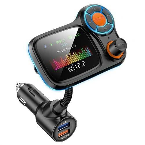 Transmetteur FM Bluetooth Voiture,Bluetooth Lecteur MP3 Adaptateur