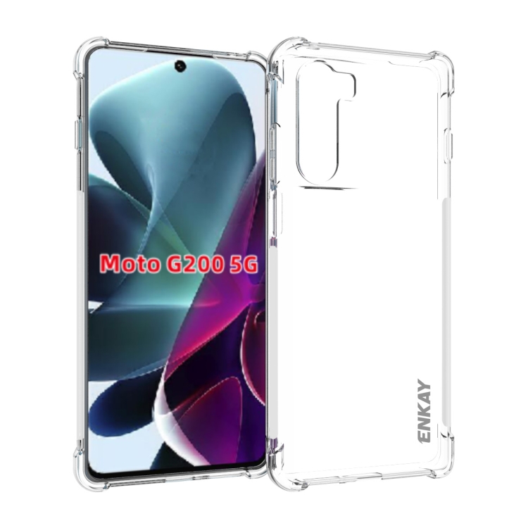 

For Motorola Edge S30 / Moto G200 5G ENKAY Transparent TPU Shockproof Case