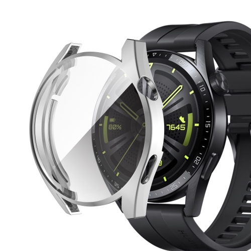

For Huawei Watch GT 3 42mm Fully Surrounded TPU Case with Protective Film(Silver)