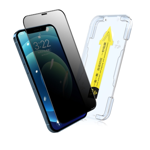 

ENKAY Quick Stick Anti-peeping Tempered Glass Film For iPhone 12 / 12 Pro