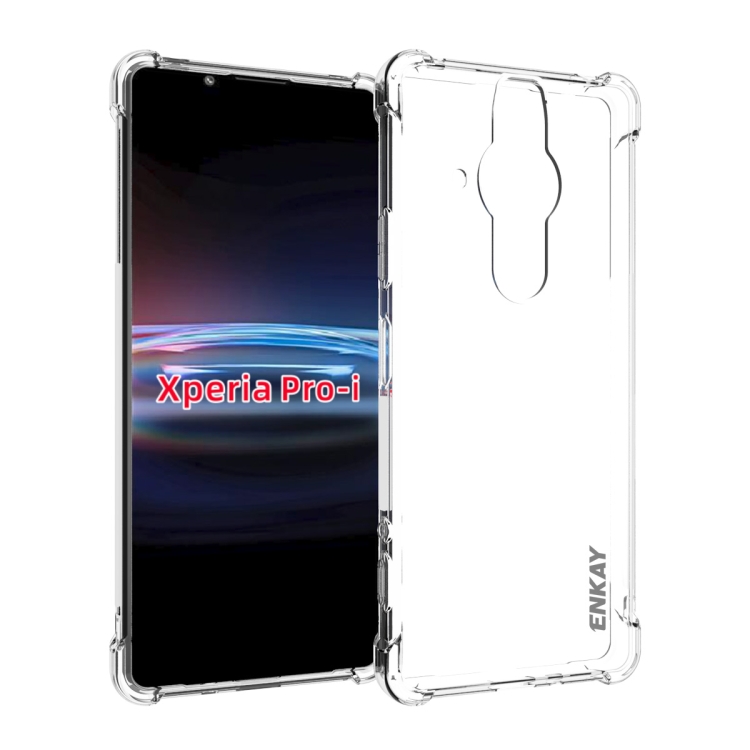 

For Sony Xperia Pro-I ENKAY Transparent TPU Shockproof Case