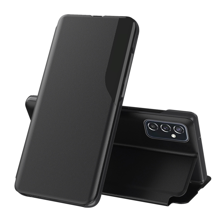 

For Samsung Galaxy A73 5G Attraction Flip Holder Leather Phone Case(Black)