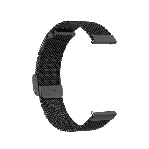 

For Huawei Watch GT 3 42mm Milan Metal Steel Mesh Buckle Watch Band(Black)