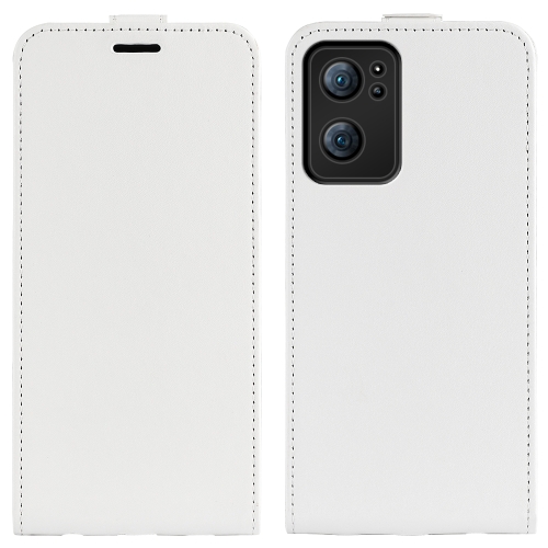 For OPPO Reno7 5G / Find X5 Lite R64 Texture Vertical Flip Leather Phone Case(White)