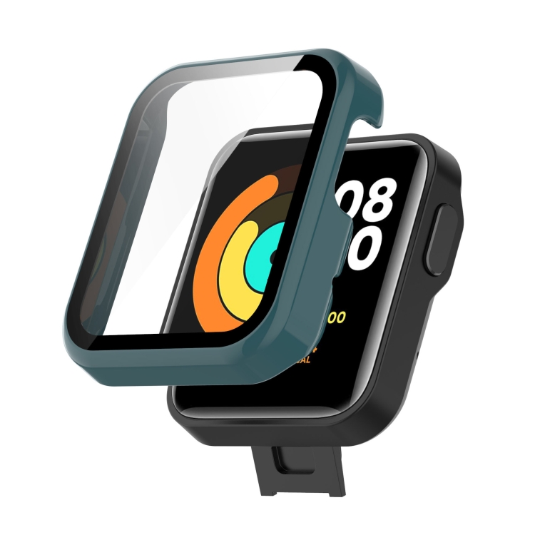 SUNSKY - For Xiaomi Mi Watch Lite PC+ Toughened Film Protective Case(Green)