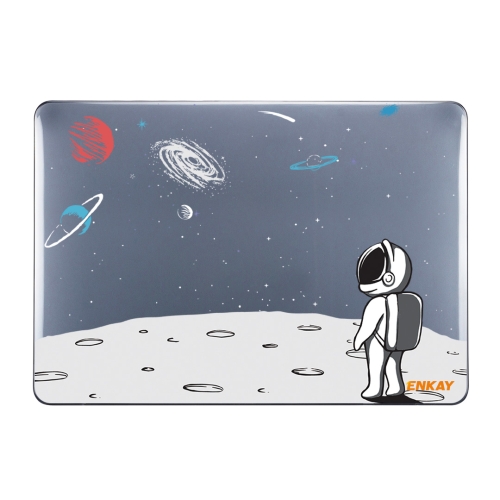 

For MacBook Air 13.3 inch A1932 / A2179 / A2337 ENKAY Star Series Pattern Laotop Protective Crystal Case(Backpack Astronaut)