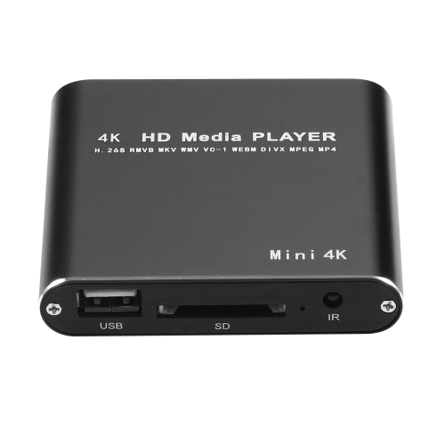 

X9 HD Multimedia Player 4K Video Loop USB External Media Player AD Player(UK Plug)