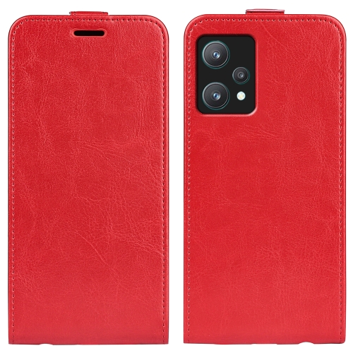 

For OPPO Realme 9 Pro / Realme V25 R64 Texture Vertical Flip Leather Phone Case(Red)