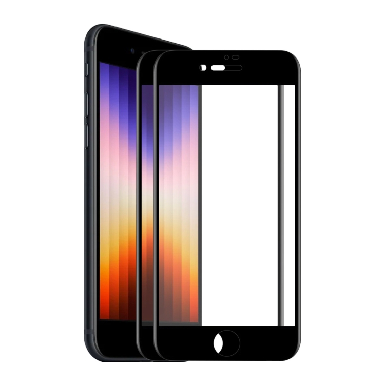 

2 PCS ENKAY Full Glue 6D Tempered Glass Anti-scratch Ful Film for iPhone SE 2022 / SE 2020 / 8 / 7